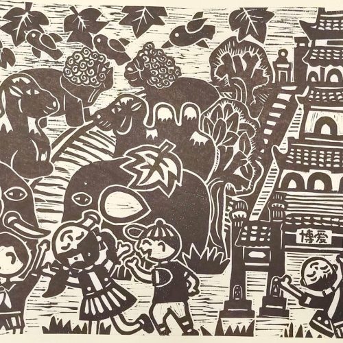 版画——博爱之都-赵溱-江苏南京-11岁