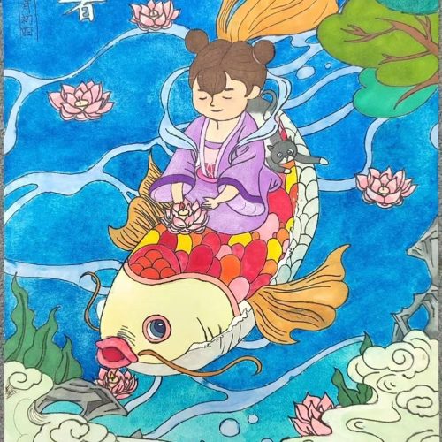 节气·处暑-赵梓晴-江苏 南京-9岁